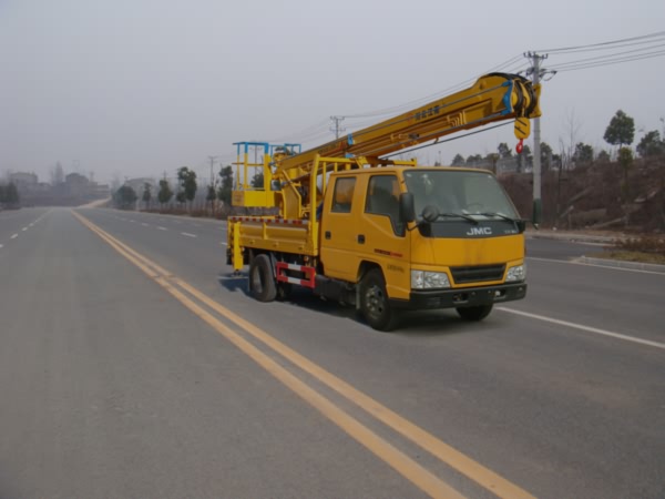 國(guó)五江鈴雙排座13.5米高空作業(yè)車